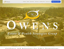 Tablet Screenshot of owensestateandwealth.com